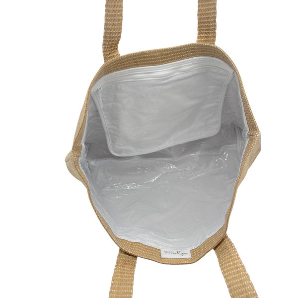 Raffia Shopper Tote