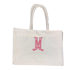Sweetheart Bag with single initial