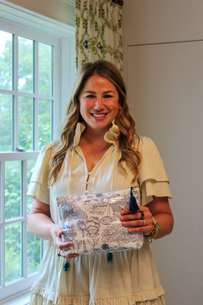 Large Zip in Fairhope Toile