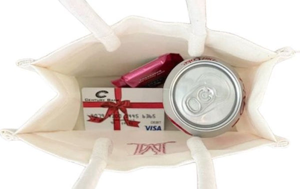 Sweetheart Bag with single initial