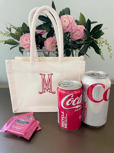 Sweetheart Bag with single initial